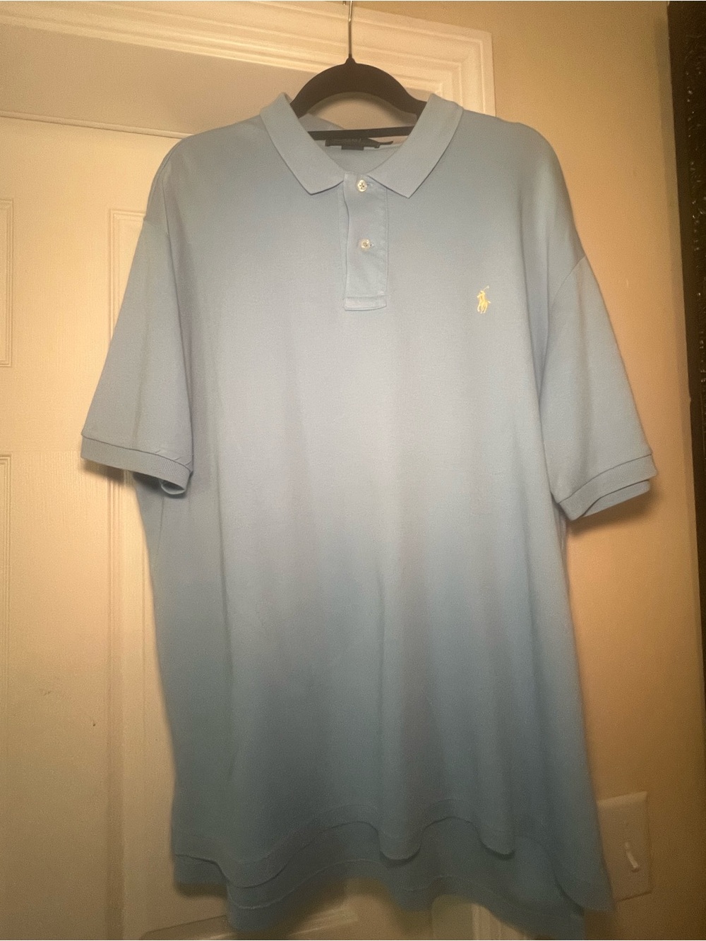 Polo by Ralph Lauren Men’s Light Blue Classic Cotton Polo